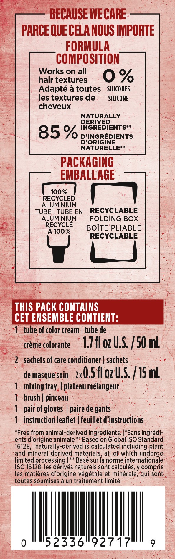 slide 4 of 5, göt2b Color Remix, Customizable Semi-Permanent Hair Color,  092 Radical Red, 4.55 oz