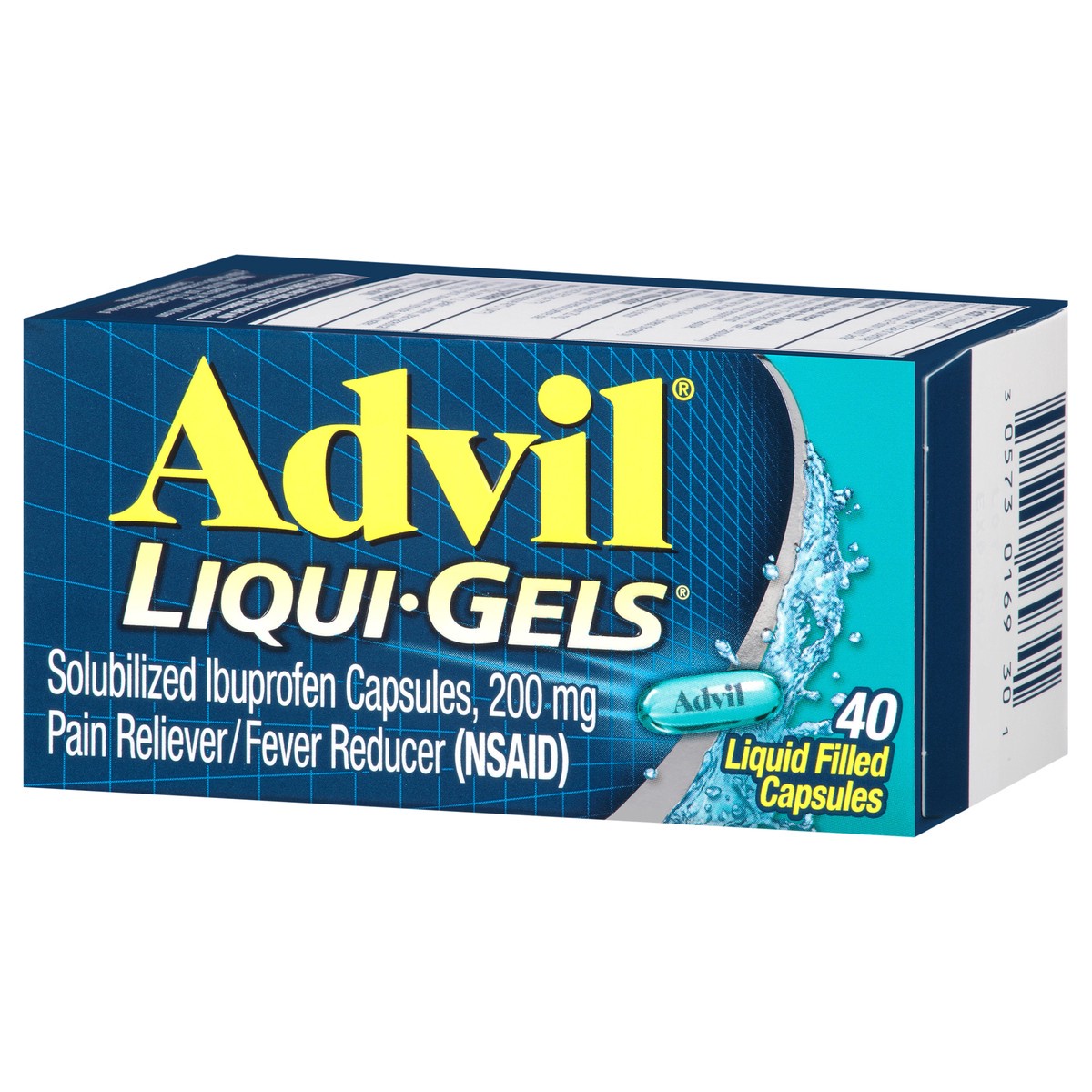 slide 3 of 9, Advil Liqui-Gels Pain Reliever and Fever Reducer, Ibuprofen 200mg for Pain Relief - 40 Liquid Filled Capsules, 40 ct