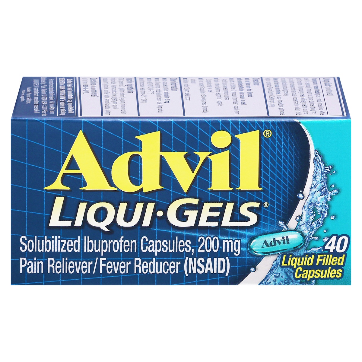 slide 1 of 7, Advil Liqui-Gels Pain Reliever/Fever Reducer Liquid Filled Capsules - Ibuprofen (NSAID) - 40ct, 40 ct