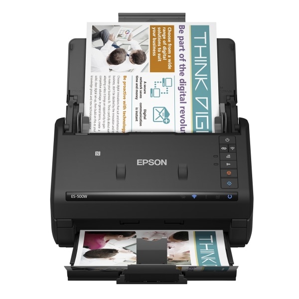 slide 1 of 9, Epson Workforce Es-500W Wireless Color Duplex Document Scanner, 1 ct