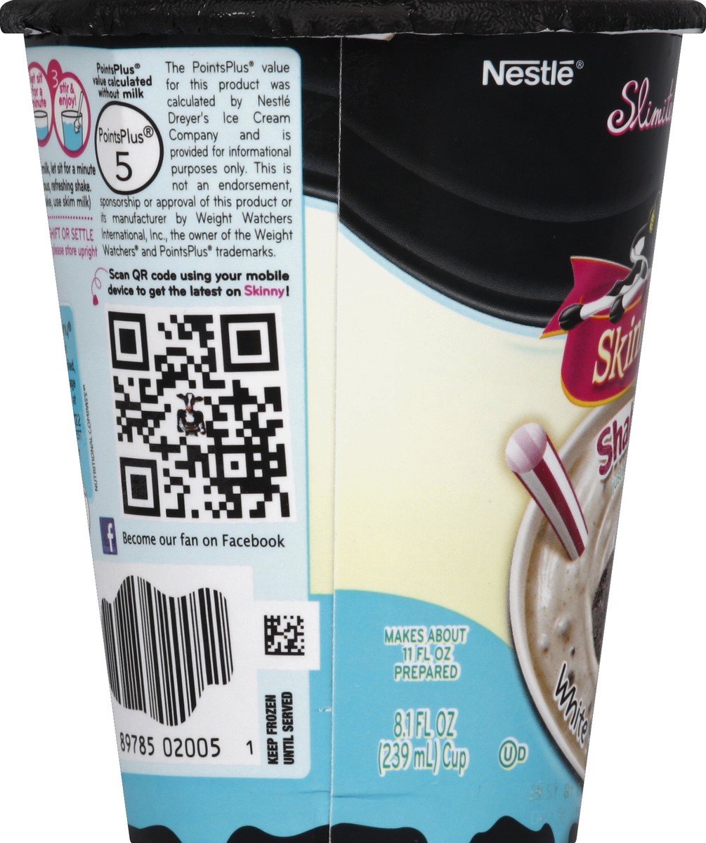 slide 3 of 6, Skinny Cow Frozen Shake Mix, Shake-Stirs, White Mint Cookie, 8.1 oz