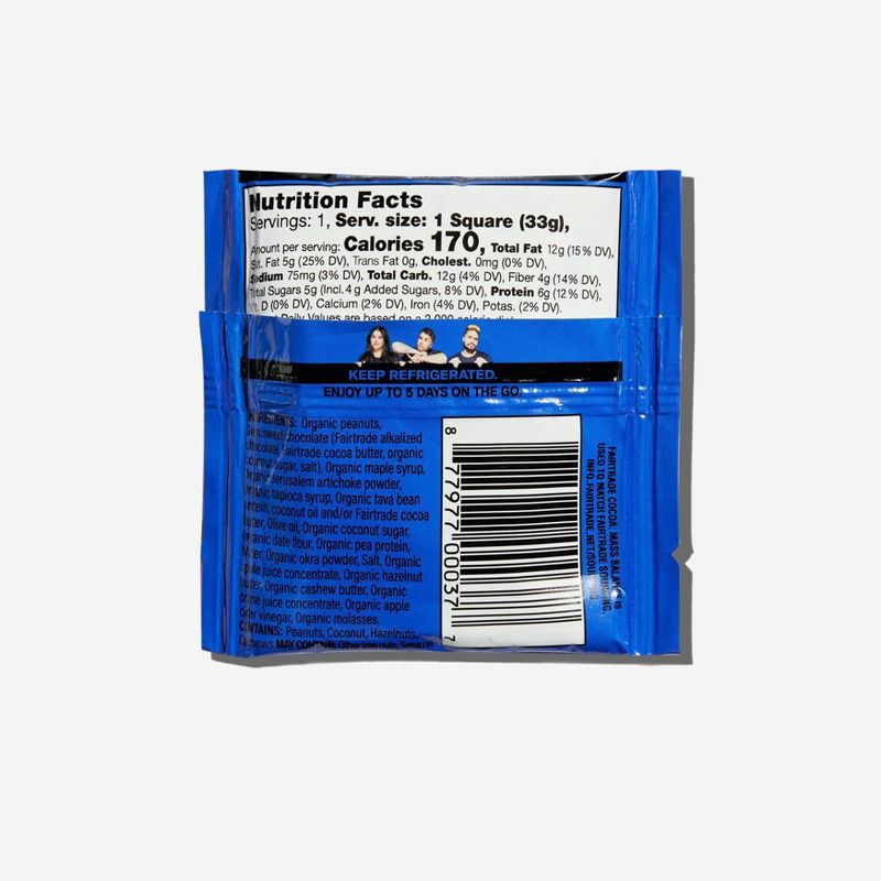 slide 2 of 3, Mid-Day Squares Crunchy Peanut Functional Snack Bar - 1.03oz, 1.03 oz