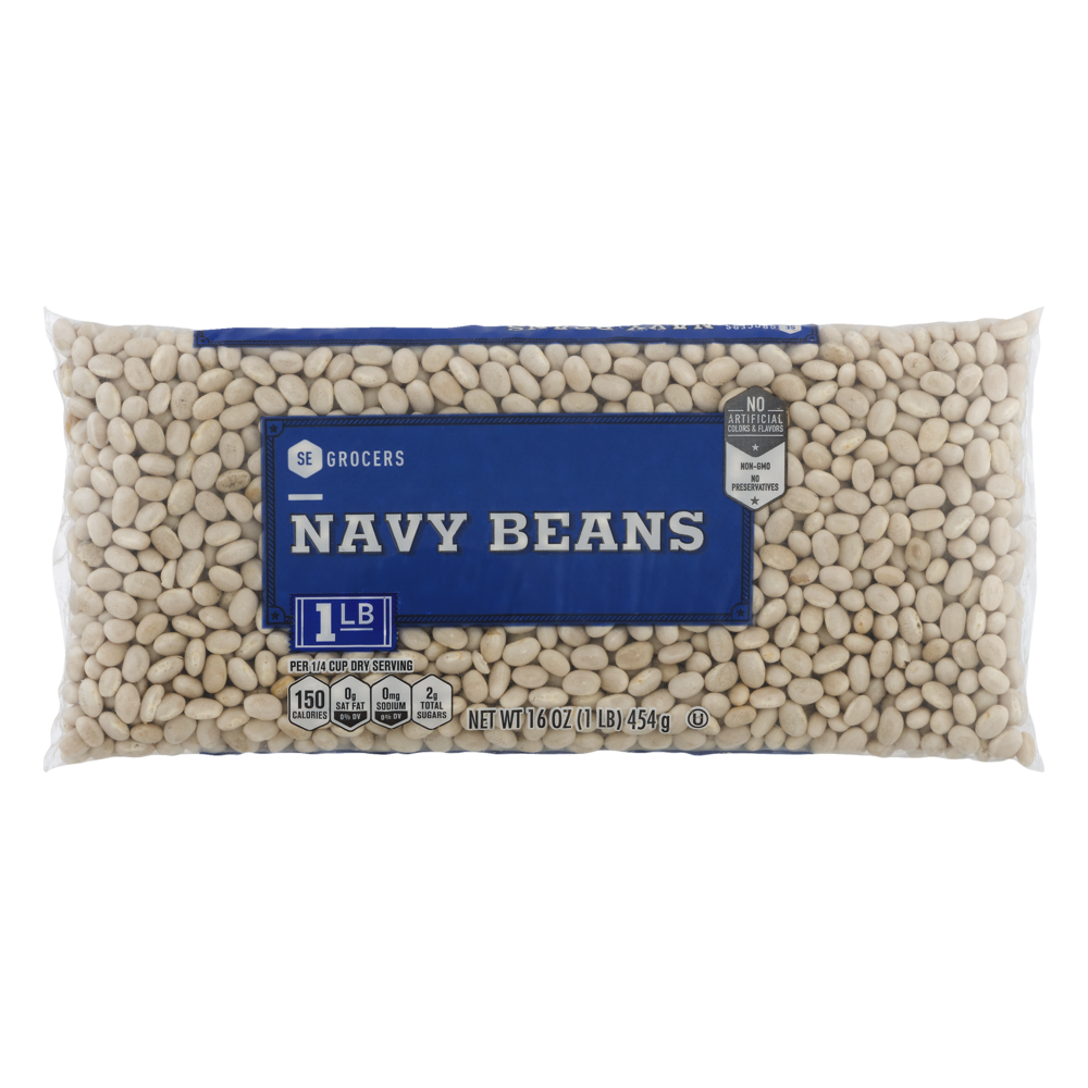 slide 1 of 1, SE Grocers Navy Beans, 16 oz