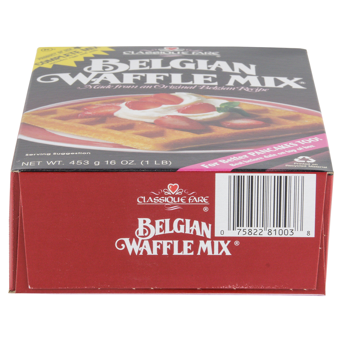 slide 4 of 6, Classique Fare Belgian Waffle Mix, 16 oz