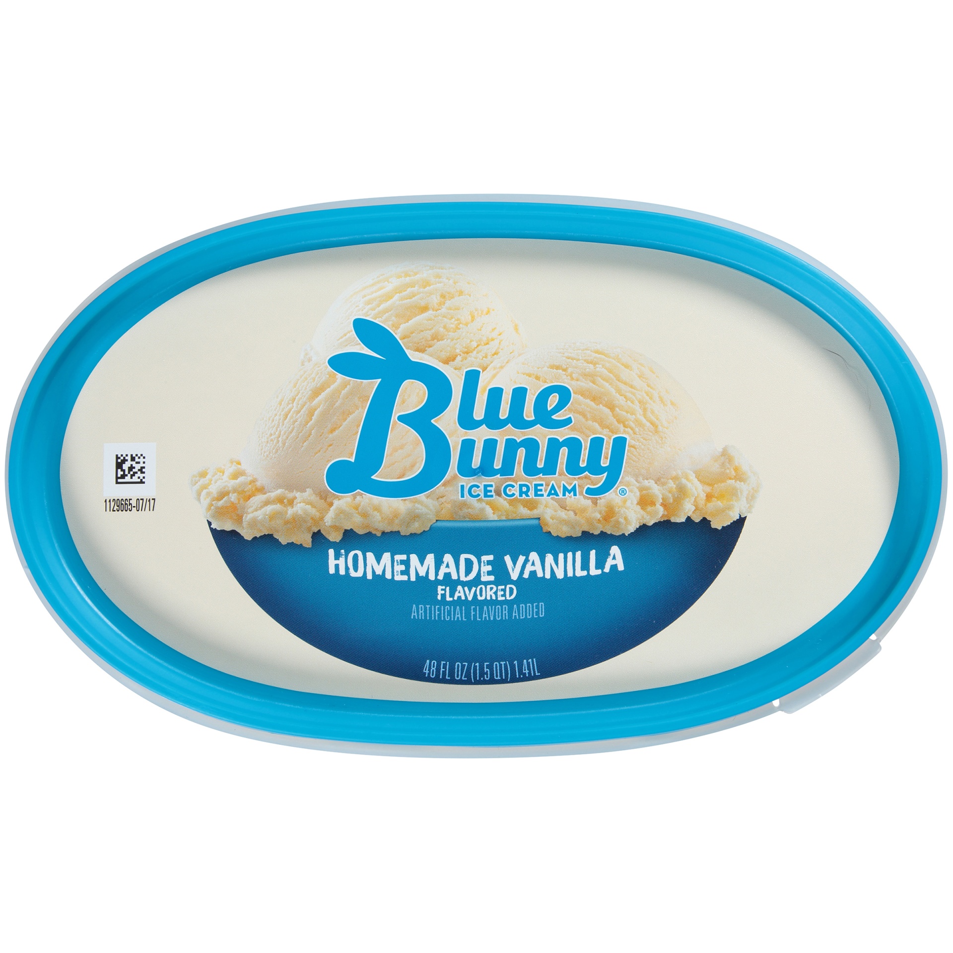 slide 6 of 6, Blue Bunny Homemade Vanilla Ice Cream - 48 fl oz, 48 fl oz