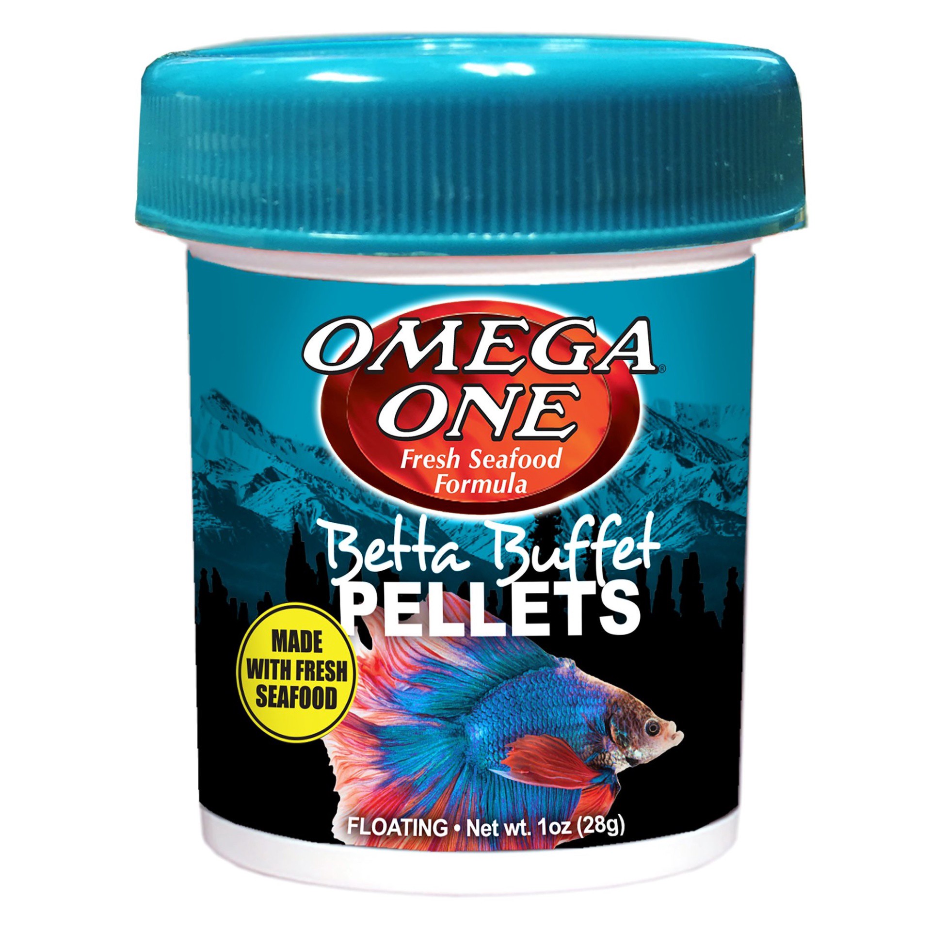 slide 1 of 1, OmegaSea Betta Buffet Pellets, 1 oz