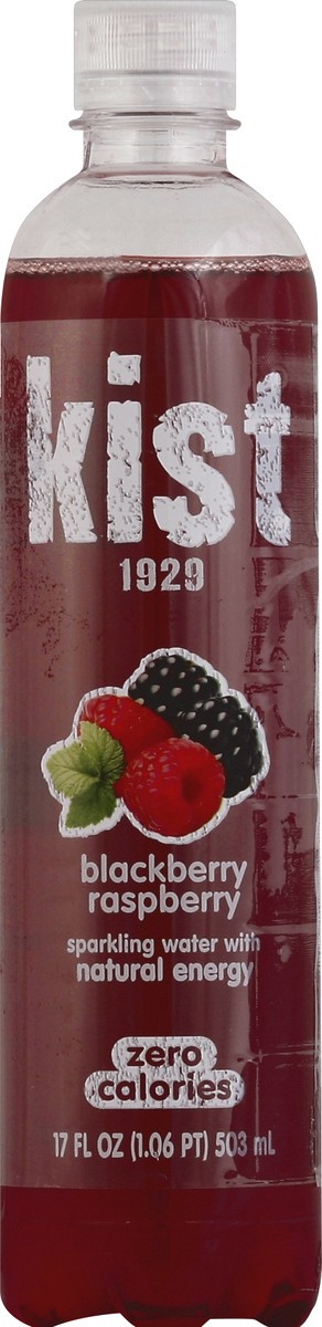 slide 3 of 4, Kist Sparkling Water Blackberry Raspberry, 17 oz