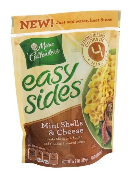 slide 1 of 1, Marie Callender's Easy Sides Mini Shells & Cheese, 4.2 oz