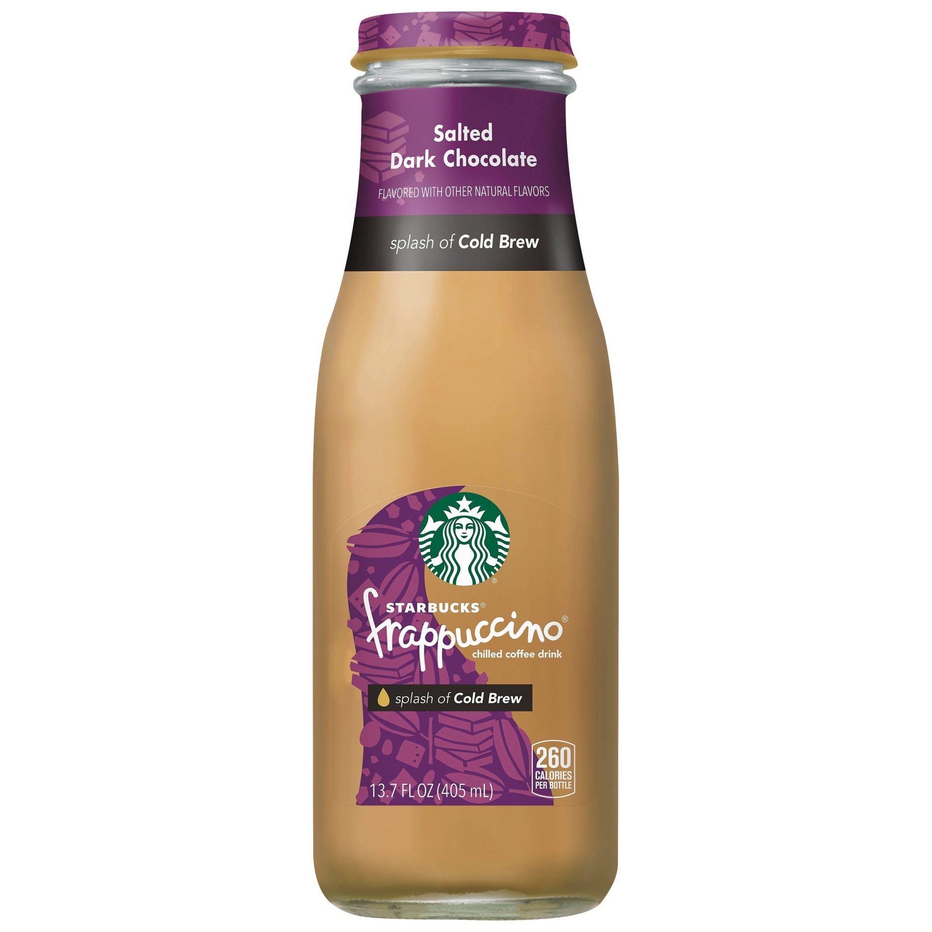 slide 1 of 2, Starbucks Salted Dark Chocolate Frappuccino, 13.7 fl oz