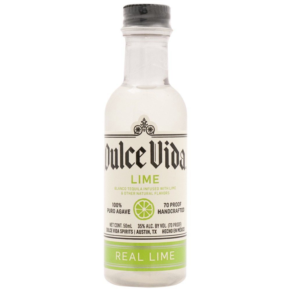 slide 1 of 1, Dulce Vida Tequila - Lime - 50 ml, 50 ml