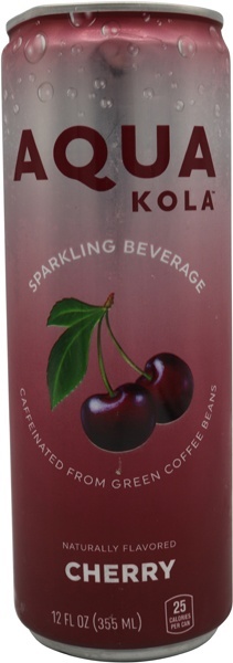 slide 1 of 1, AQUAKOLA Cherry Sparkling Beverage, 12 oz