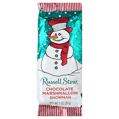 slide 1 of 1, Russell Stover Candy Pumkin Marshmallow Chocolate In Milk Chocolate, 1 oz