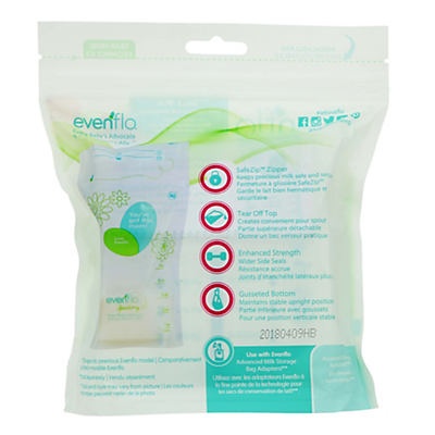 slide 1 of 6, Evenflo Advanced Breast Milk Storage Bags, 50 ct; 5 oz