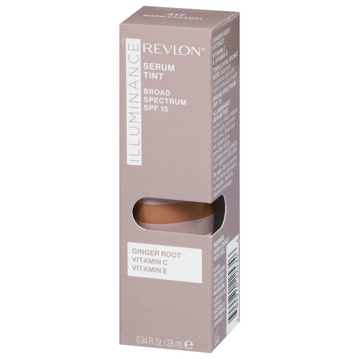 slide 11 of 14, Revlon Illuminance Broad Spectrum SPF 15 Warm Caramel 417 Serum Tint 0.94 fl oz, 0.94 fl oz