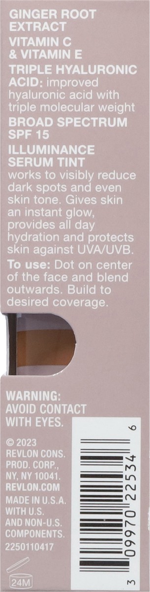 slide 4 of 14, Revlon Illuminance Broad Spectrum SPF 15 Warm Caramel 417 Serum Tint 0.94 fl oz, 0.94 fl oz
