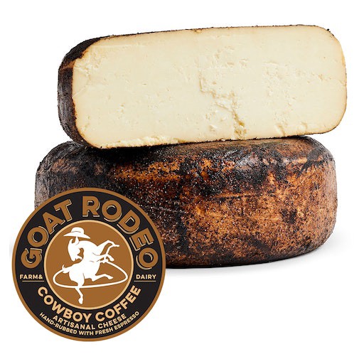 slide 1 of 1, Goat Rodeo Farm & Dairy Cowboy Coffee Cheese, per lb