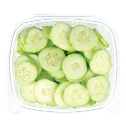 H-E-B Fresh Cut Cucumber Slices - Large
