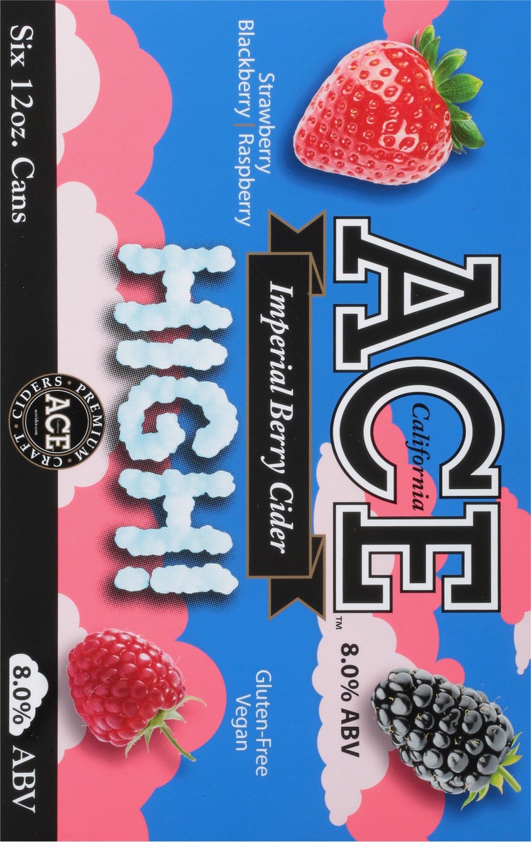 slide 2 of 9, Ace Ciders Imperial Berry Cider, 6 ct; 12 fl oz