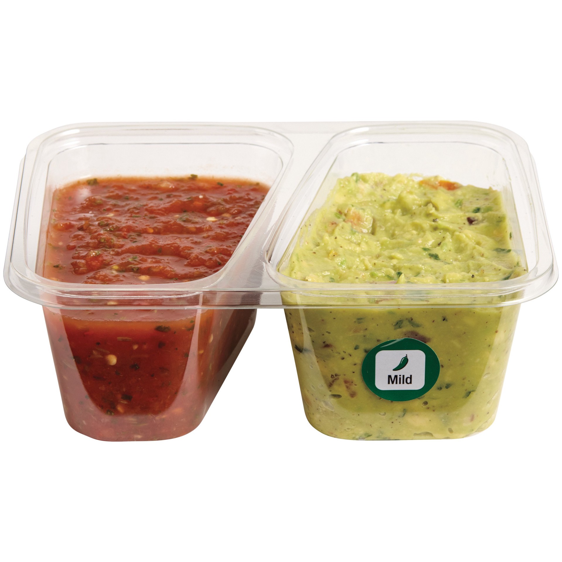 slide 1 of 1, H-E-B Fresh Guacamole & Salsa Combo - Mild, 20 oz