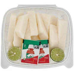 H-E-B Fresh Cut Jicama with Lime & Tajín - Large