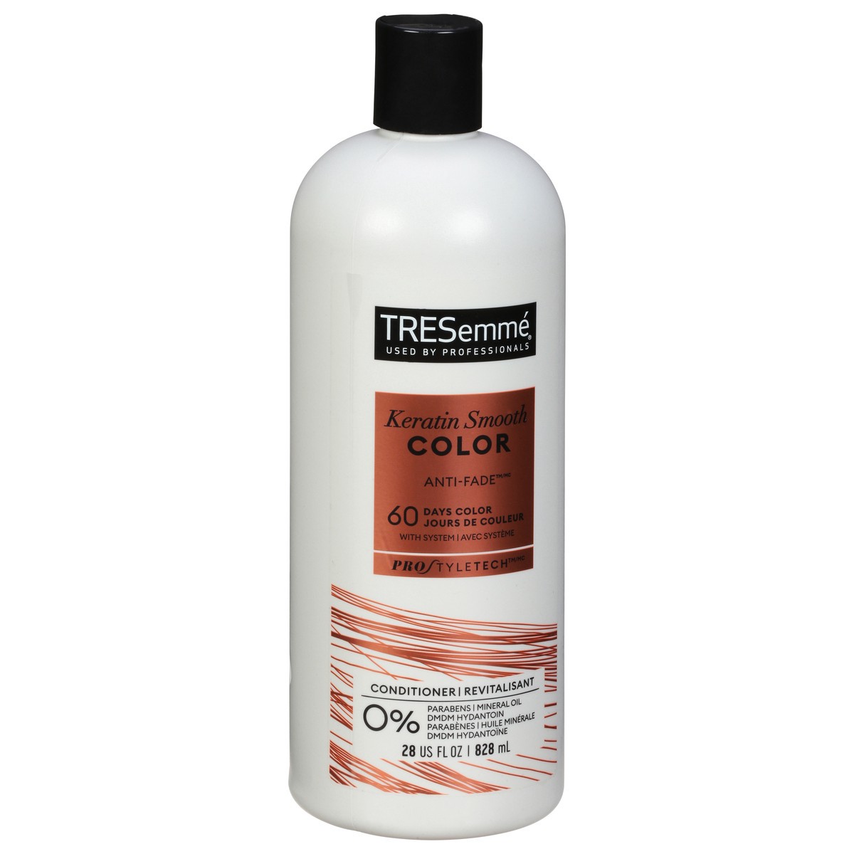 slide 2 of 9, TRESemmé Cruelty-free Keratin Smooth Color conditioner 28 Fl Oz, 28 fl oz