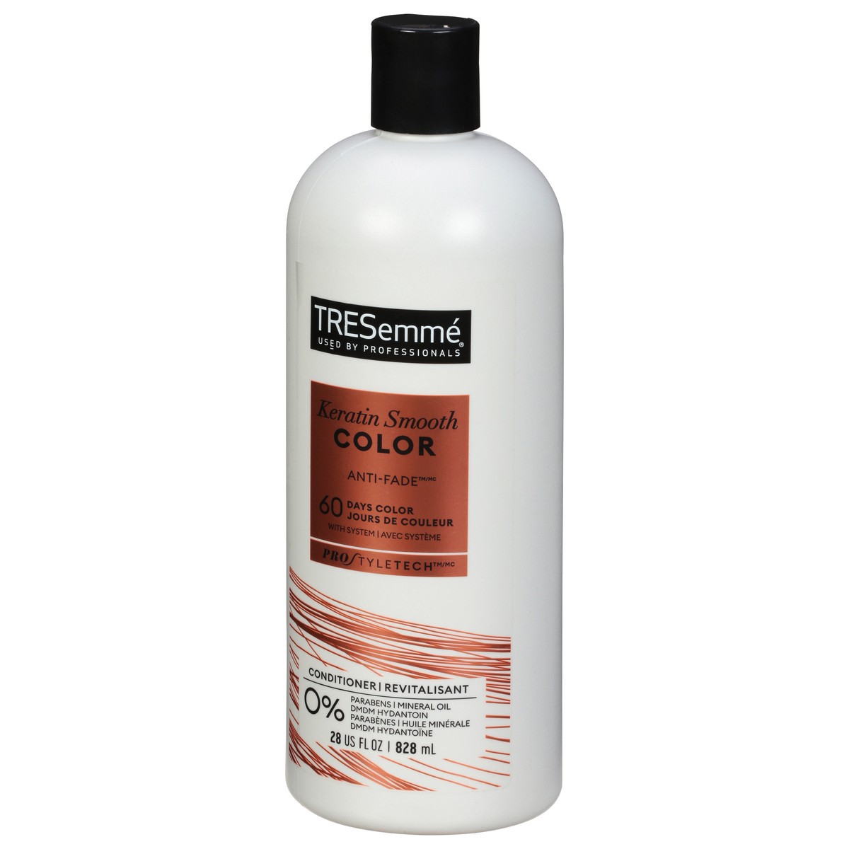 slide 6 of 9, TRESemmé Cruelty-free Keratin Smooth Color conditioner 28 Fl Oz, 28 fl oz