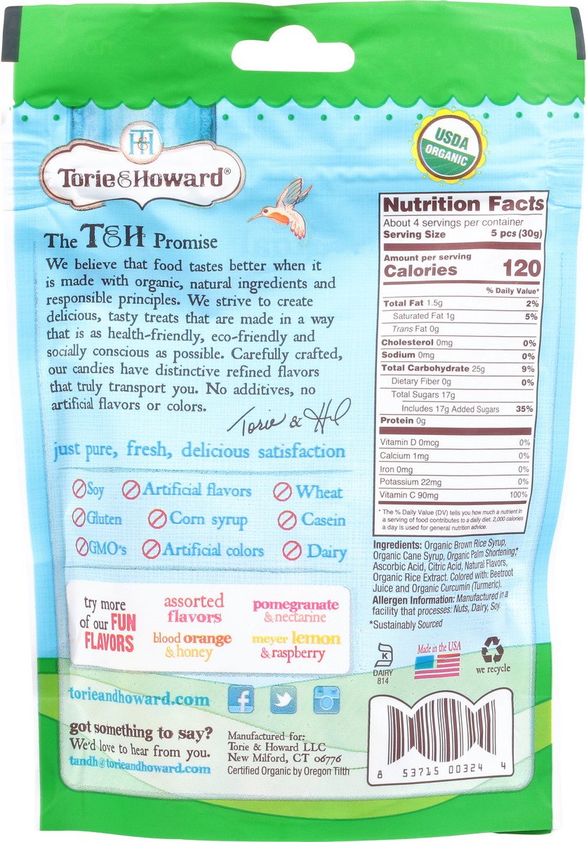 slide 2 of 12, Torie & Howard Mixed T&H Candy Fruit Chews, 4 oz