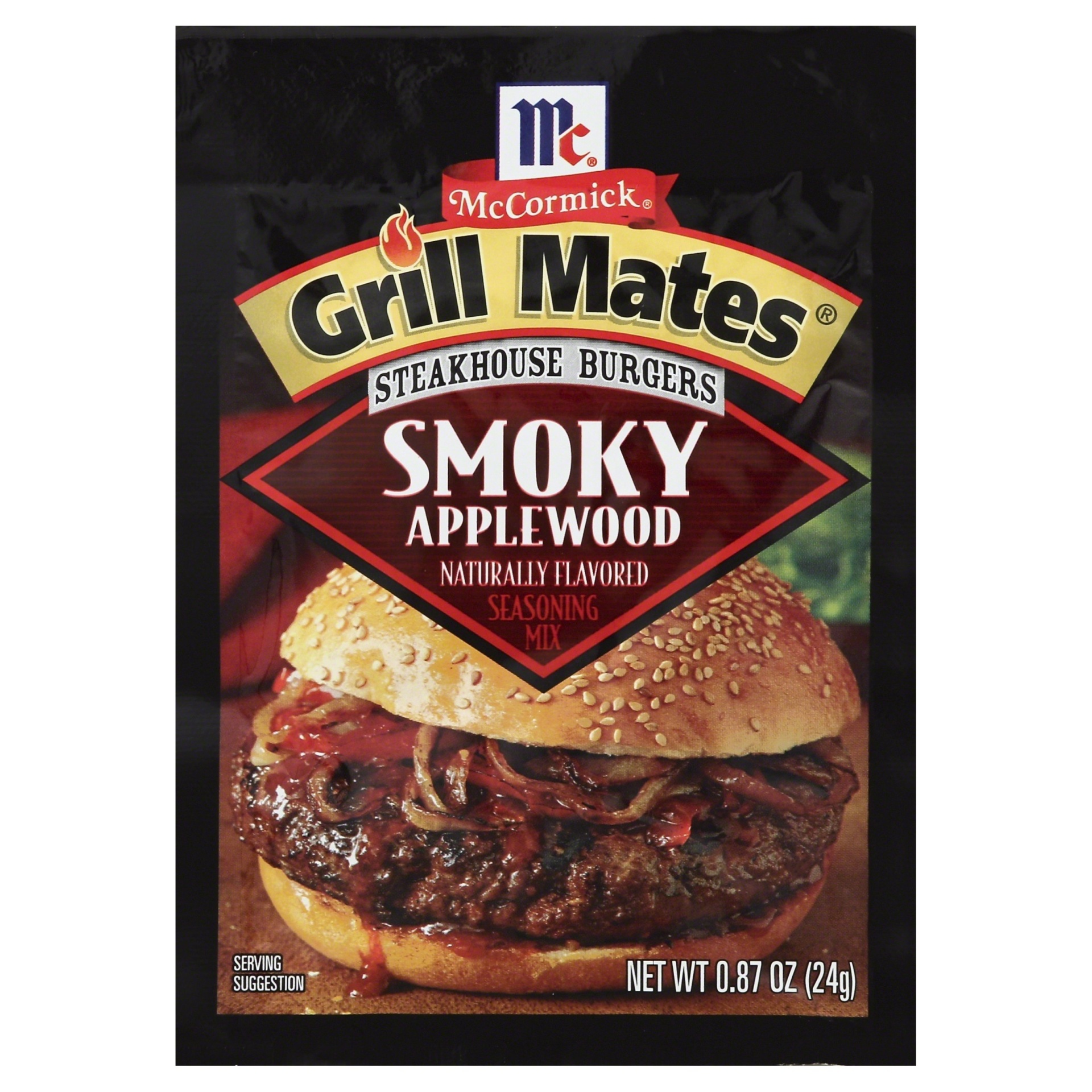 slide 1 of 6, McCormick Grill Mates Smoky Applewood Seasoning Mix, 0.87 oz