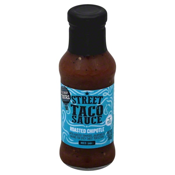 slide 1 of 1, Culinary Tours Med Roasted Chipotle Street Taco Sauce, 10.5 oz