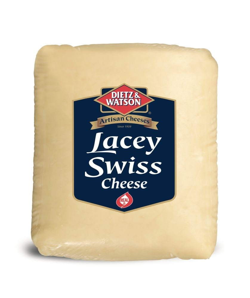 Dietz & Watson Dietz Watson Sliced Lacey Swiss Cheese per lb Shipt