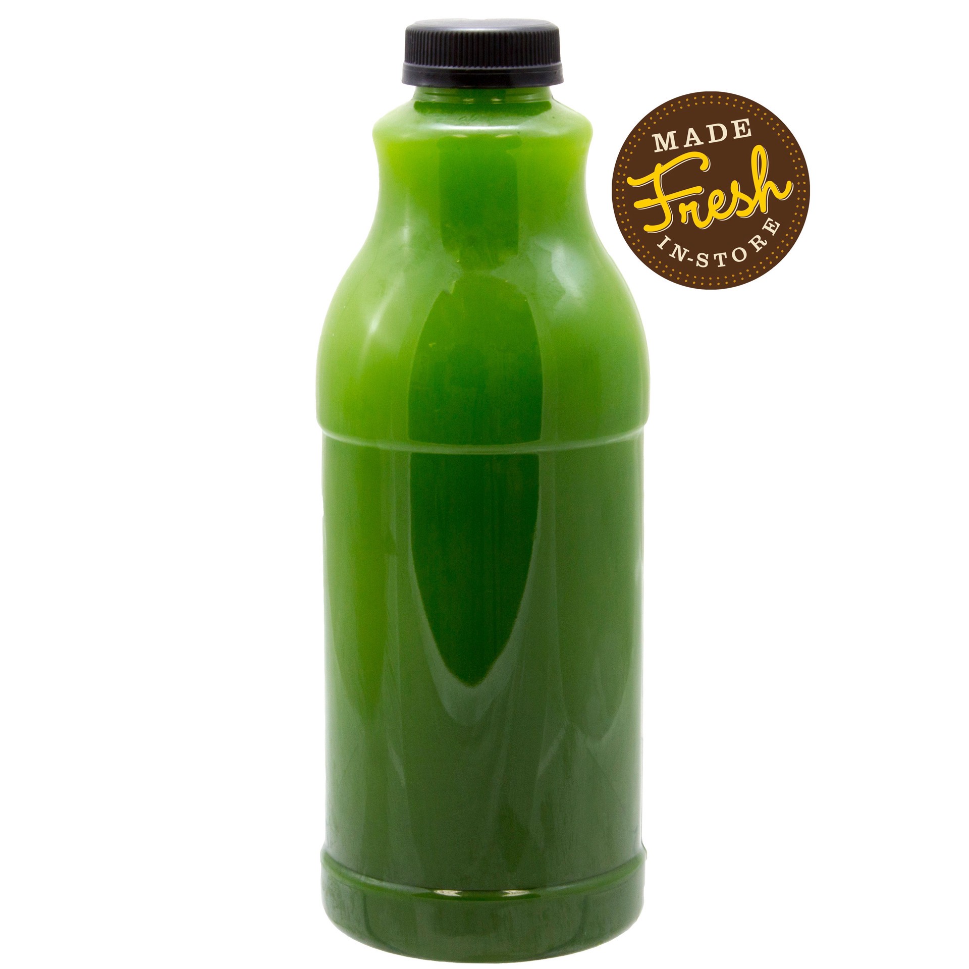 slide 1 of 1, H-E-B Fresh Cucumber Pine-Apple Green Juice, 32 oz