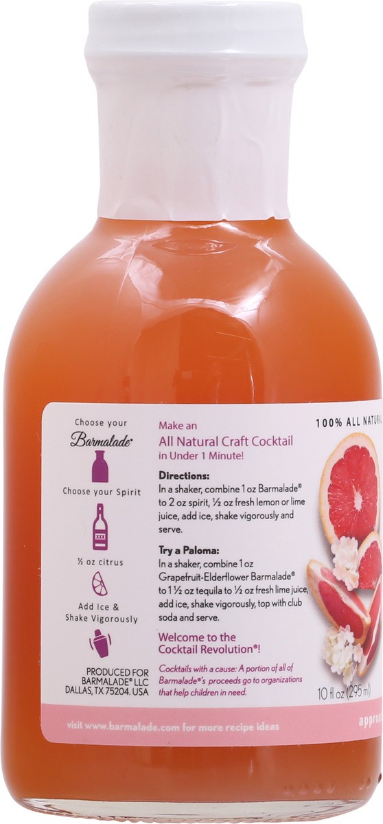 slide 5 of 9, Barmalade Grapefruit-Elderflower Fruit Mixers - 10 fl oz, 10 fl oz