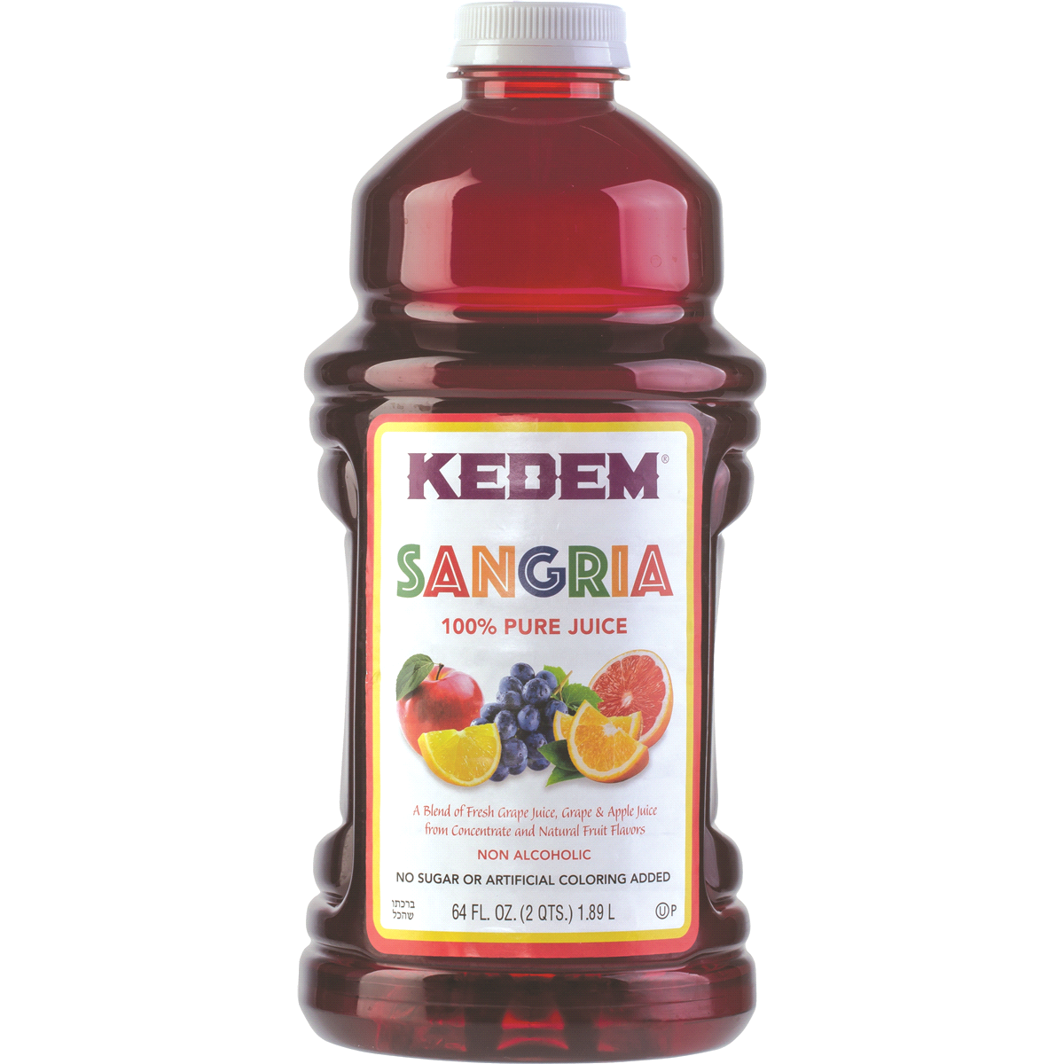 slide 1 of 1, Kedem Sangria Pure Juice, 64 fl oz