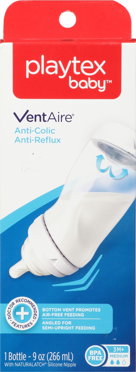 slide 2 of 11, Playtex Baby VentAire 9 Ounce Medium Bottle 1 ea, 1 ct