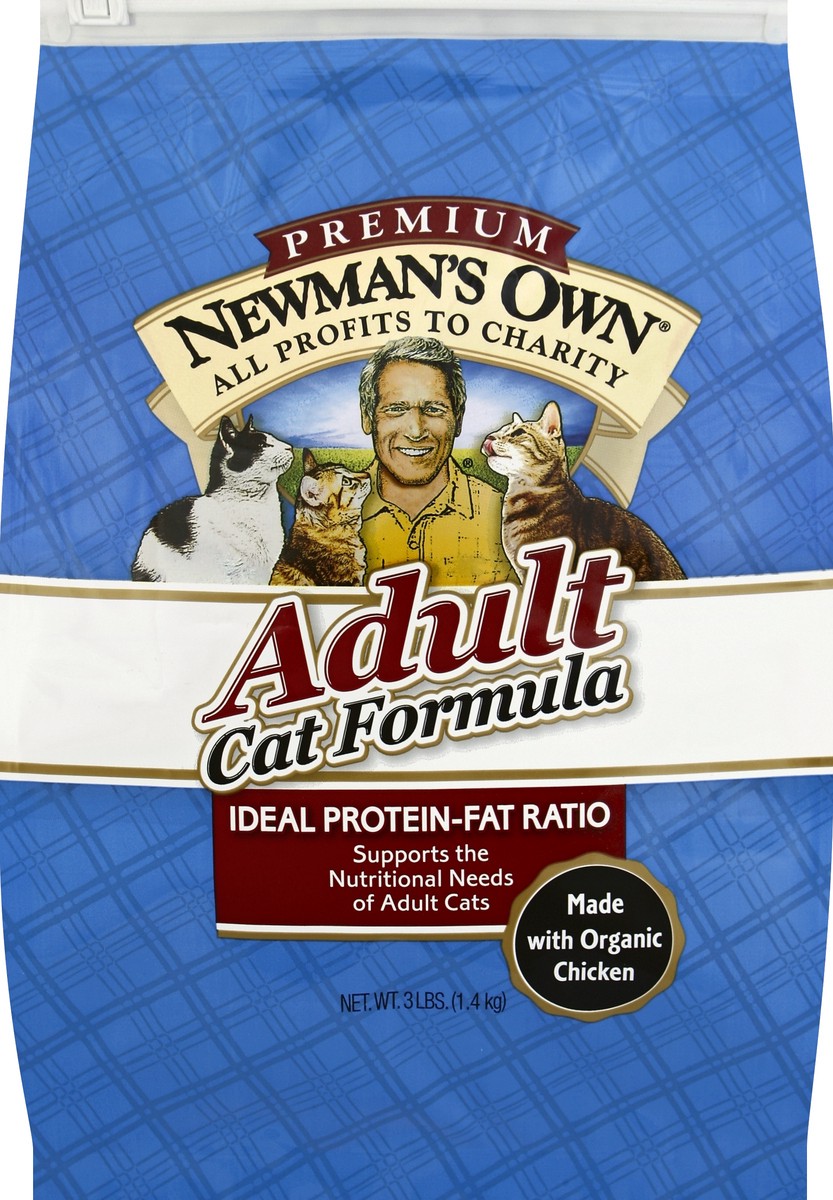 slide 5 of 6, Newman's Own Organics Adult Cat Dry Formula Food, 3 lb