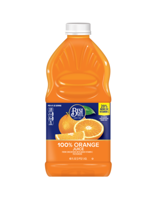 slide 1 of 1, Best Yet 100% Orange Juice - 48 oz, 48 oz