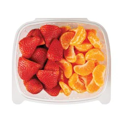 H-E-B Fresh Cut Strawberries & Peeled Mandarin Oranges - Large