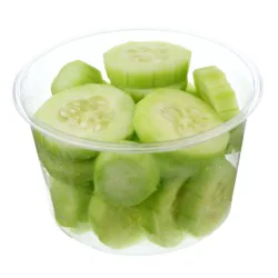 H-E-B Fresh Cut Cucumber Slices - Small