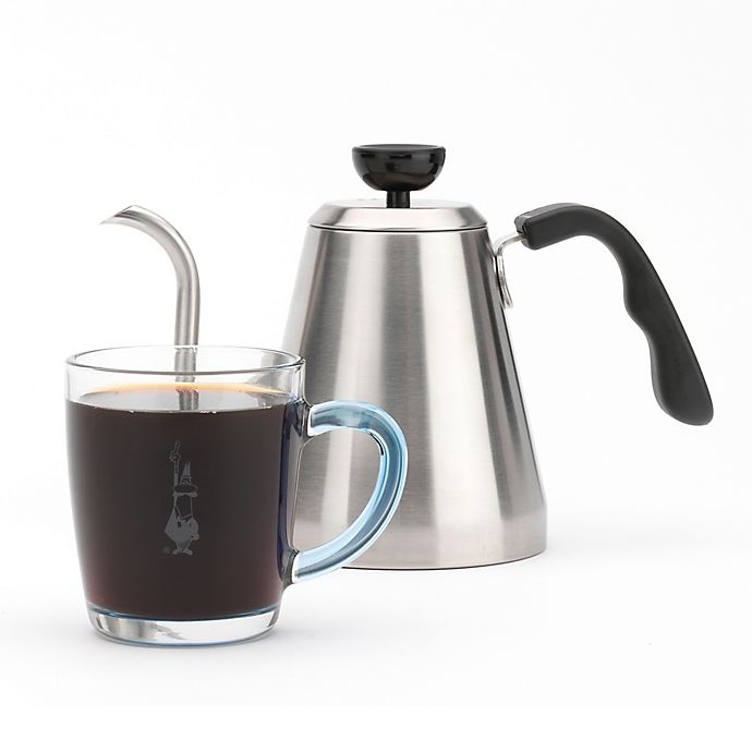 slide 3 of 5, Bialetti Stainless Steel Gooseneck Kettle, 1 liter