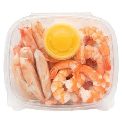 Shrimp & Imitation Crab Sea Legs Cocktail & Butter Tray