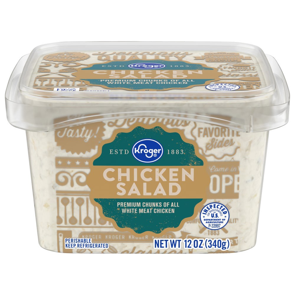 slide 2 of 2, Kroger Chicken Salad, 12 oz