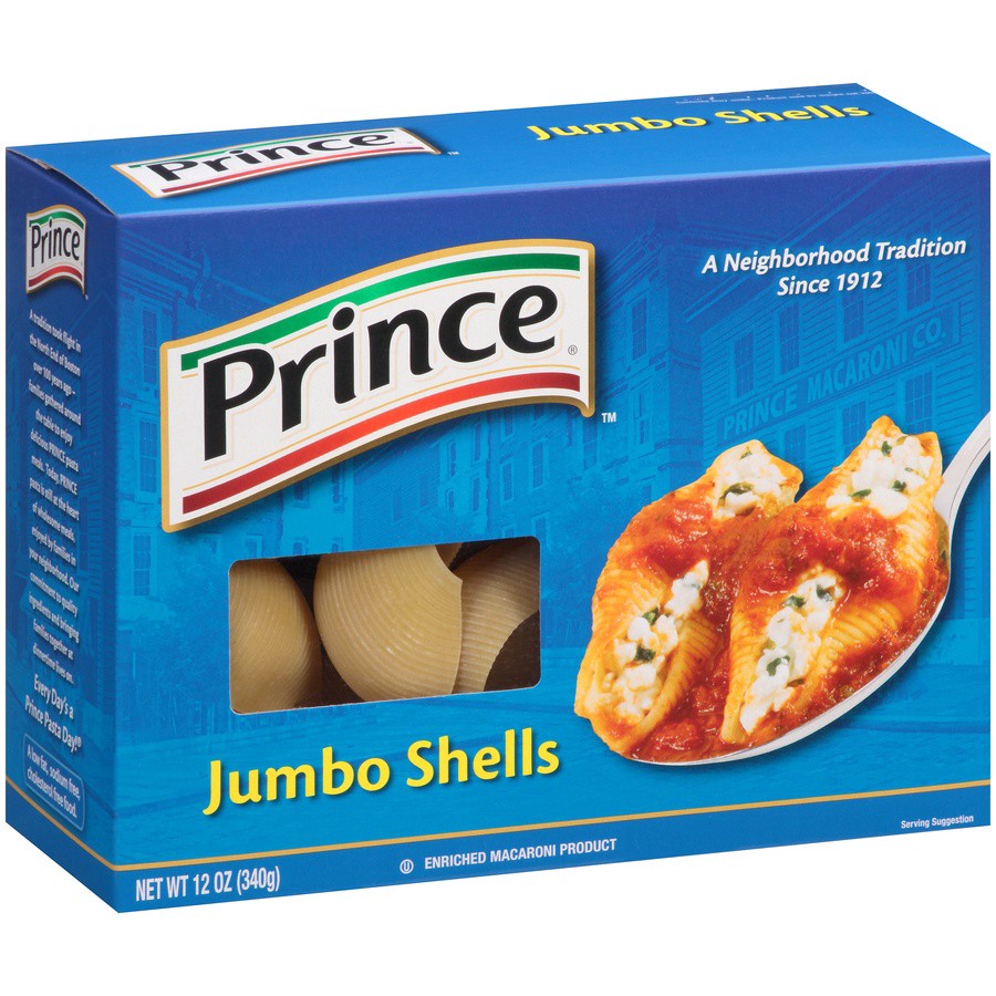 slide 2 of 8, Prince Stuffing Shell, 12 oz