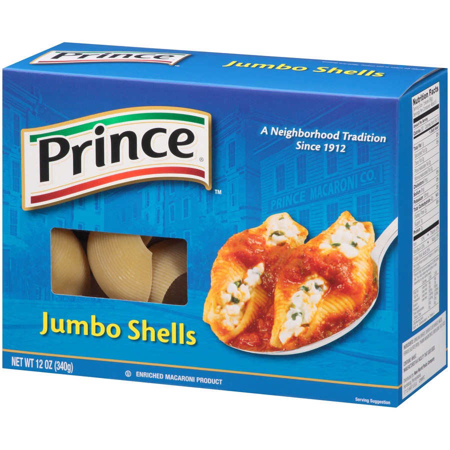 slide 5 of 8, Prince Stuffing Shell, 12 oz