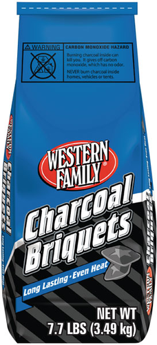 slide 1 of 1, Western Family Charcoal Briquettes, 7.7 lb