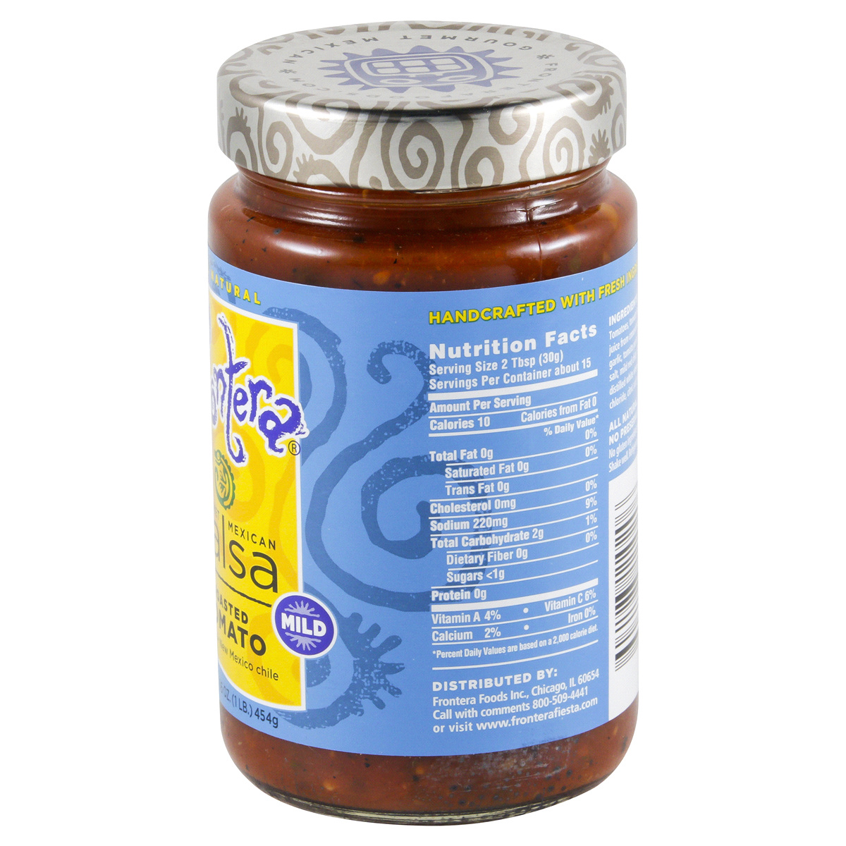 slide 4 of 4, Frontera Roasted Tomato Mild Salsa, 16 oz