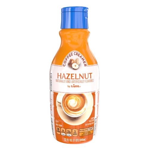 slide 1 of 1, coffee creamer, hazelnut flavored, 32 fl oz