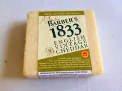 BARBERS 1833 BARBERS CHEDDAR 1833 WOOD BOX