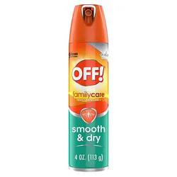 OFF! Familycare Insect Repellent Smooth & Dry Aerosol Spray - 4 Oz
