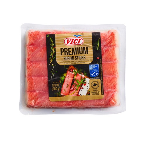 slide 1 of 1, VIČI frozen premium surimi sticks, 9 oz