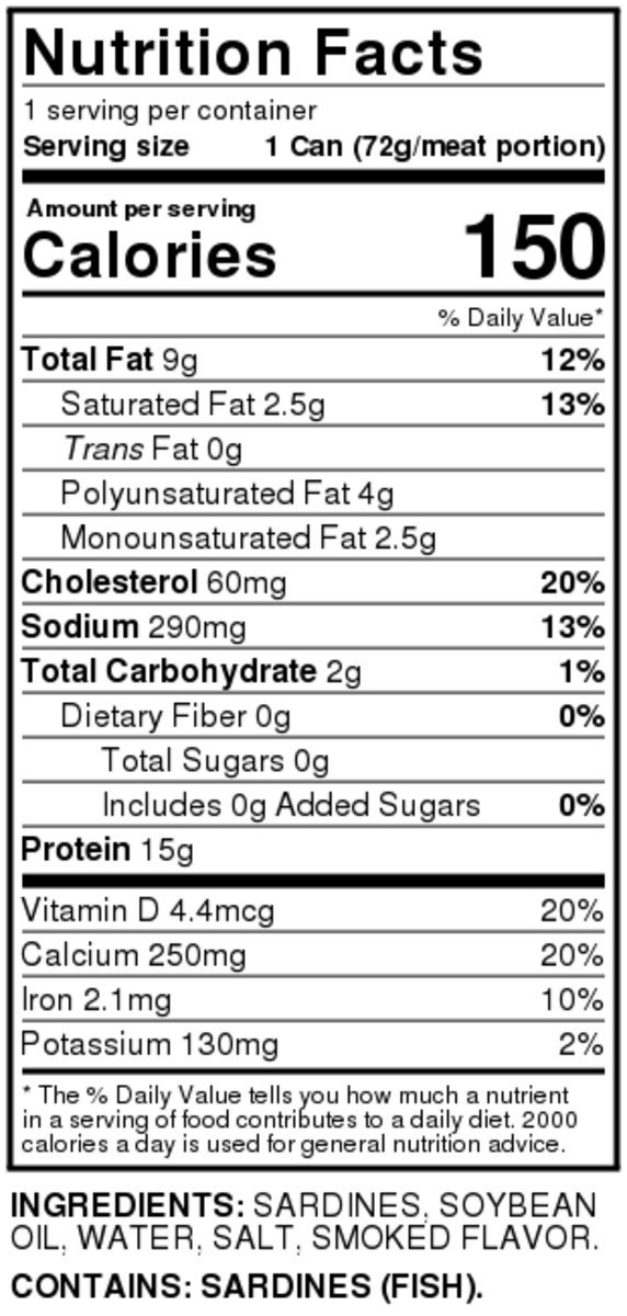 slide 4 of 9, Food Club Lightly Smoked Sardines In Soybean Oil, 4.2 oz